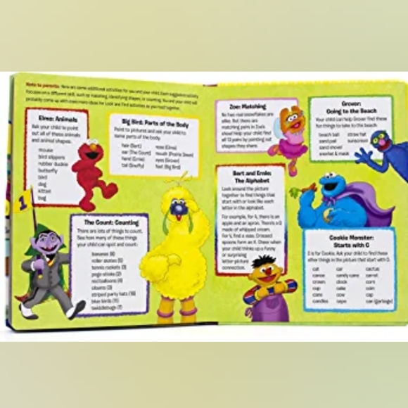 📚 Sesame Street - Elmo & Friends - First Look and Find Big Book - Picture 5 of 5